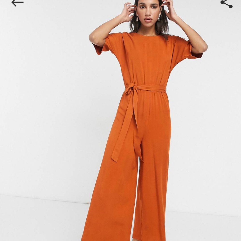 NWNT ASOS waist tie jumpsuit in - US 6